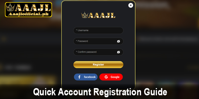 Quick Account Registration Guide